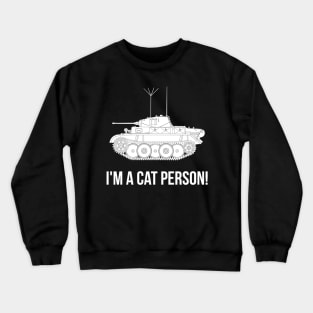 Im a cat person! Luchs Crewneck Sweatshirt